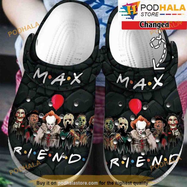 Personalized Horror Friends 3D Funny Halloween Crocs