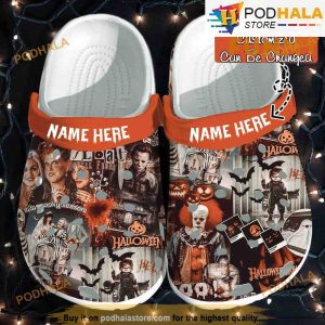Personalized Horror Movie Spooky 3D Funny Halloween Crocs