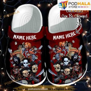 Personalized Horror Movies 3D Funny Halloween Crocs