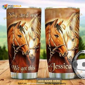 Personalized Horse Couple We Got This Wild Custom Coffee Tumbler