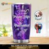 Personalized I Am A Proud Wife Of Husband With Wing Custom Coffee Tumbler