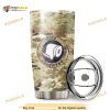 Personalized I Survived Toilet Paper Camo Custom Coffee Tumbler