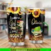 Personalized IM Just A Girl Who Loves Books Custom Coffee Tumbler