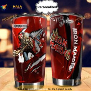 Personalized Iron Maiden Gift Travel Custom Coffee Tumbler