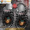 Personalized It Pennywise 3D Funny Crocs Halloween, Checkered Tunnel