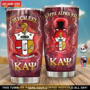 Personalized Kappa Alpha Psi Gift Travel Custom Coffee Tumbler