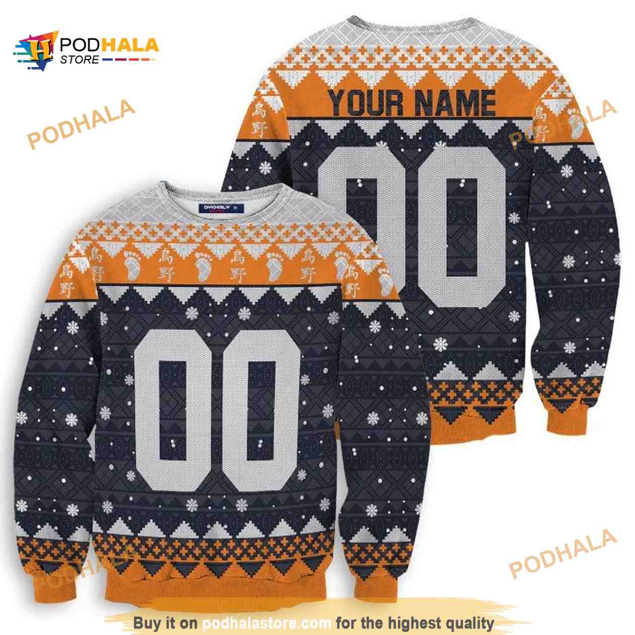 Personalized Karasuno Christmas All Over Printed Sweater - Bring