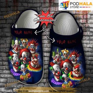 Personalized Killer Klowns From Outer Space 3D Funny Crocs Halloween