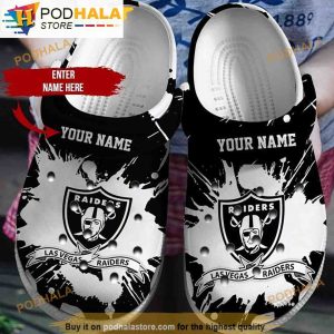 Personalized Las Vegas Raiders Ncaa Football 3D Funny Crocs Slippers