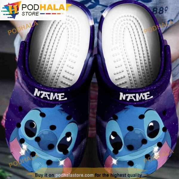 Personalized Likeable Stitch 3D Funny Crocs Clog Shoes