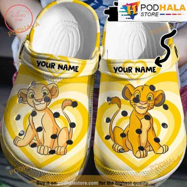 Personalized Lion King Disney Cartoon Movie 3D Funny Crocs