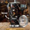 Personalized Love Guitar Gift Travel Custom Coffee Tumbler