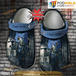 Personalized Memphis Grizzlies Clog Shoes, Friday The 13th