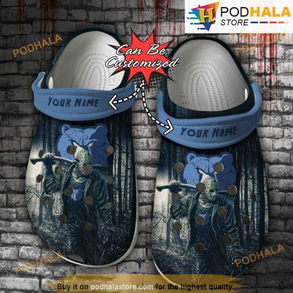 Personalized Memphis Grizzlies Clog Shoes, Friday The 13th
