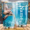 Personalized Mini Turtle In The Sea Gift Travel Custom Coffee Tumbler