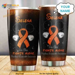Personalized Multiple Sclerosis No One Fight Alone Mickey Mouse Tumbler