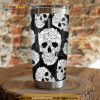 Personalized Name Cat I Love To The Moon And Black Custom Coffee Tumbler
