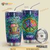 Personalized Name Freedoms Just Another Word For Nothing Left To Lose Hippie Gift Travel Custom Coffee Tumbler All Over Print