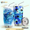 Personalized Name In A World Full Of Fish Ocean Custom Coffee Tumbler