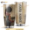 Personalized Name Just A Girl Who Loves Wine And Music Custom Coffee Tumbler
