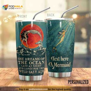 Mermaid Song For You Ocean Gift For Lover Day Travel Tumbler - Teeruto