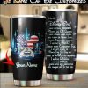 Personalized Name Mickey Disney Girl Us Flag Custom Coffee Tumbler