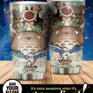 Personalized Name My Neighbor Totoro Anime Gift Travel Custom Coffee Tumbler