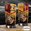 Personalized Name Peace Love Porsche Car Custom Coffee Tumbler