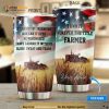 Personalized Name Red Tractor I Own It Forever The Title Farmer Custom Coffee Tumbler