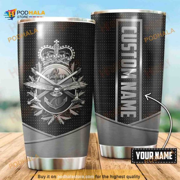 Personalized Name Xt Canadian Armed Forces Gift Travel Custom Coffee Tumbler