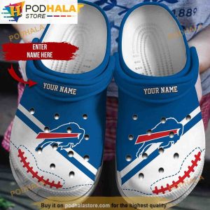 Personalized NFL Buffalo Bills 3D Funny Crocs Clogs
