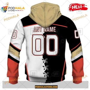 Personalized Nhl Anaheim Ducks Mix Color Jersey 2023 Hoodie 3d 2