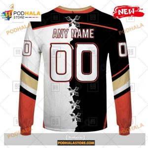NHL Anaheim Ducks Custom Name Number Vintage Throwback Alternate