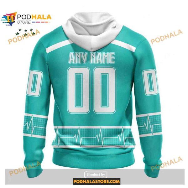 Personalized NHL Anaheim Ducks Special Design Honoring Healthcare Heroes Hoodie 3D