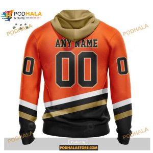 Personalized Nhl Anaheim Ducks Special Reverse Retro Redesign Hoodie 3d 2