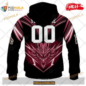 Personalized Nhl Arizona Coyotes Dragon Design Shirt Hoodie 3d 3