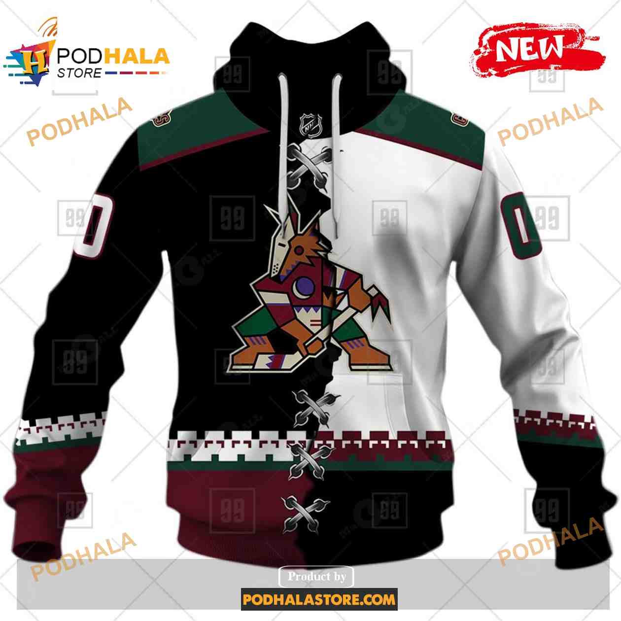 Personalized NHL Arizona Coyotes Special Pride Gradient Color Design Hockey  Shirt Hoodie 3D - Bring Your Ideas, Thoughts And Imaginations Into Reality  Today