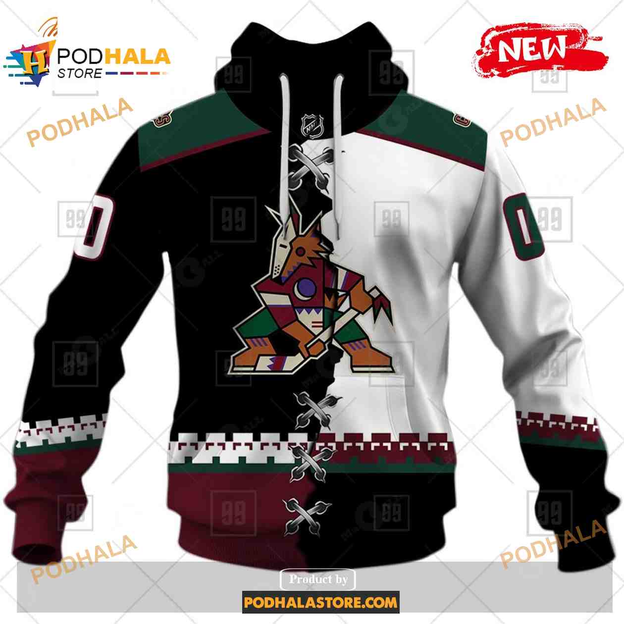 Custom NHL Arizona Coyotes Unisex With FireFighter Uniforms Color Shirt  Hoodie 3D - Bring Your Ideas, Thoughts And Imaginations Into Reality Today