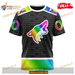 Personalized Nhl Arizona Coyotes Special Pride Gradient Color Design Hockey Shirt Hoodie 3d 3