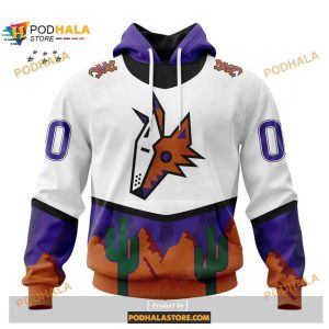 Personalized NHL Reverse Retro jerseys Arizona Coyotes Oodie Blanket Hoodie