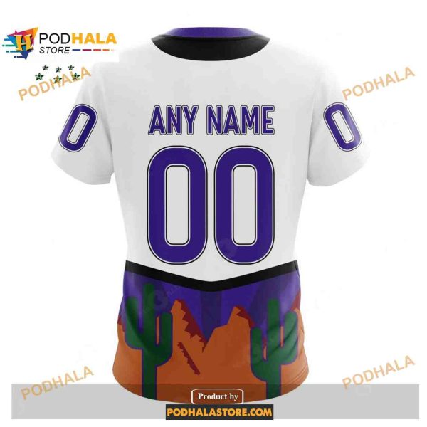 Personalized NHL Arizona Coyotes Special Reverse Retro Redesign Shirt Hoodie 3D
