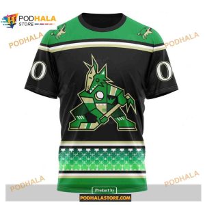 Personalized Nhl Arizona Coyotes Unisex Kits Hockey Celebrate St Patrick's Day Shirt Hoodie 3d 3