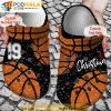 Personalized & Number Basketball Gifts 3D Funny Crocs Slippers