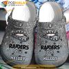 Personalized Oakland Raiders 3D Funny Crocs Slippers