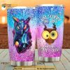 Personalized Owl Colorful Gift Travel Custom Coffee Tumbler