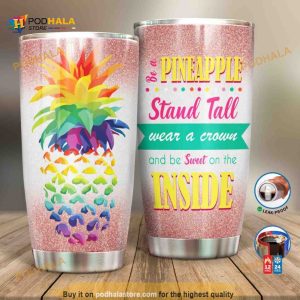 Personalized Pineapple Gift Travel Custom Coffee Tumbler