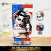 Personalized Pitbull Mom Gift Travel Custom Coffee Tumbler