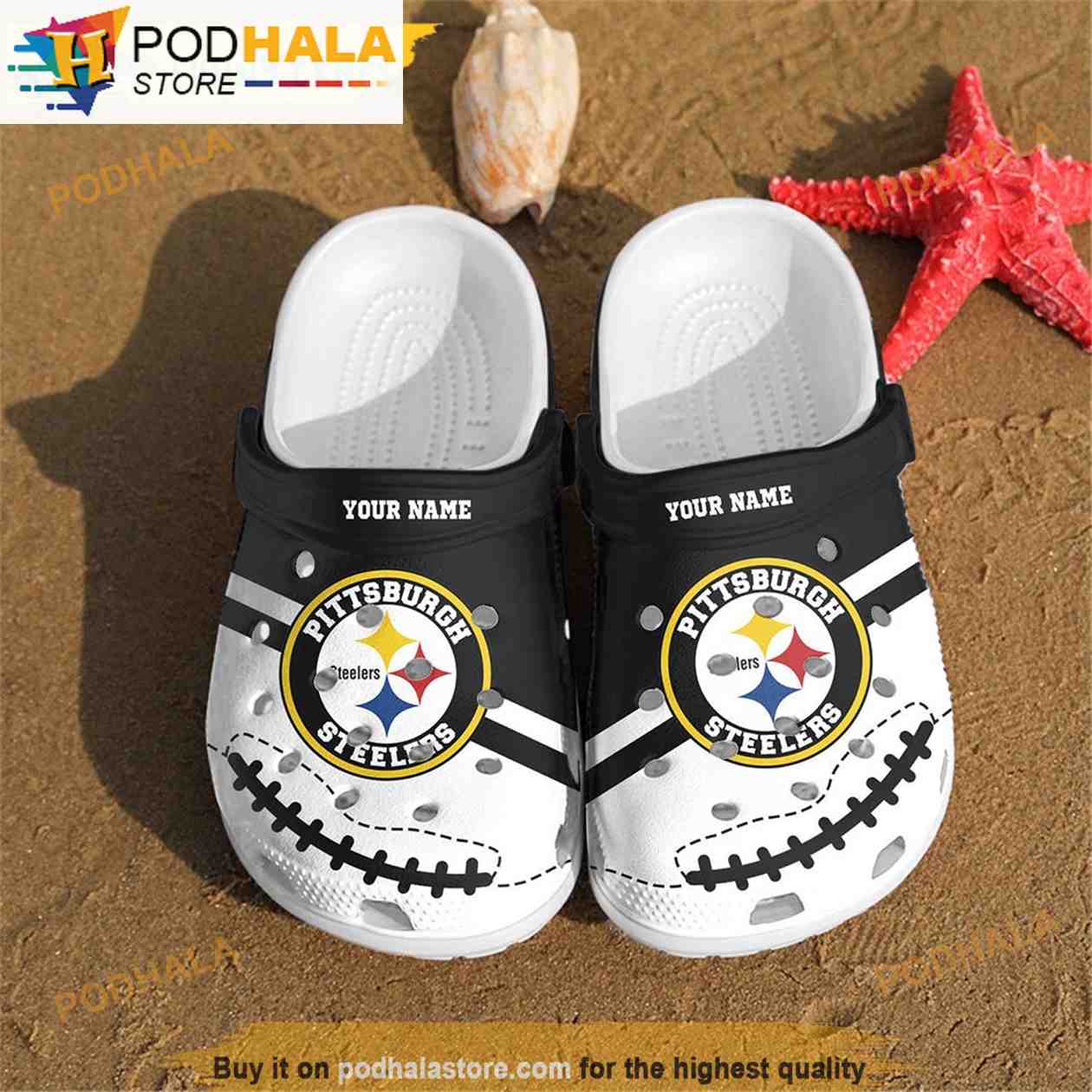 Personalized Pittsburgh Steelers Metallica 3D Funny Crocs Skull Lightning -  Bring Your Ideas, Thoughts And Imaginations Into Reality Today