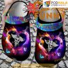 Personalized Registered Nurse Heart Black 3D Funny Crocs