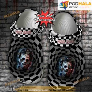 Personalized Scary Leatherface Halloween 3D Funny Crocs